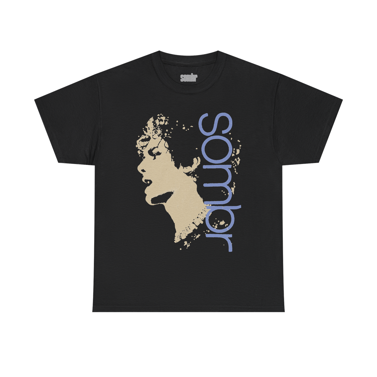 Sombr Tour Merch – Sombr Side Photo Black Tee