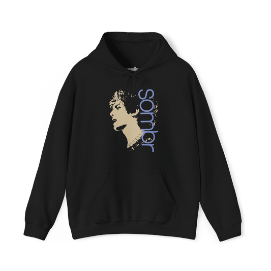 Sombr Tour Merch – Sombr Side Photo Black Hoodie