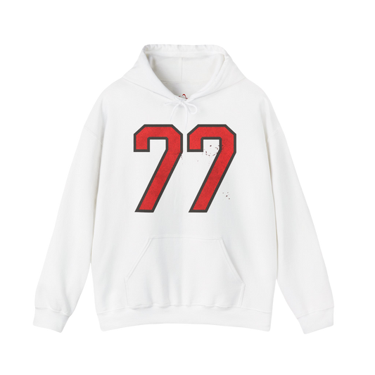 Sombr Tour Merch - I Barely Know Her 77 White Hoodie