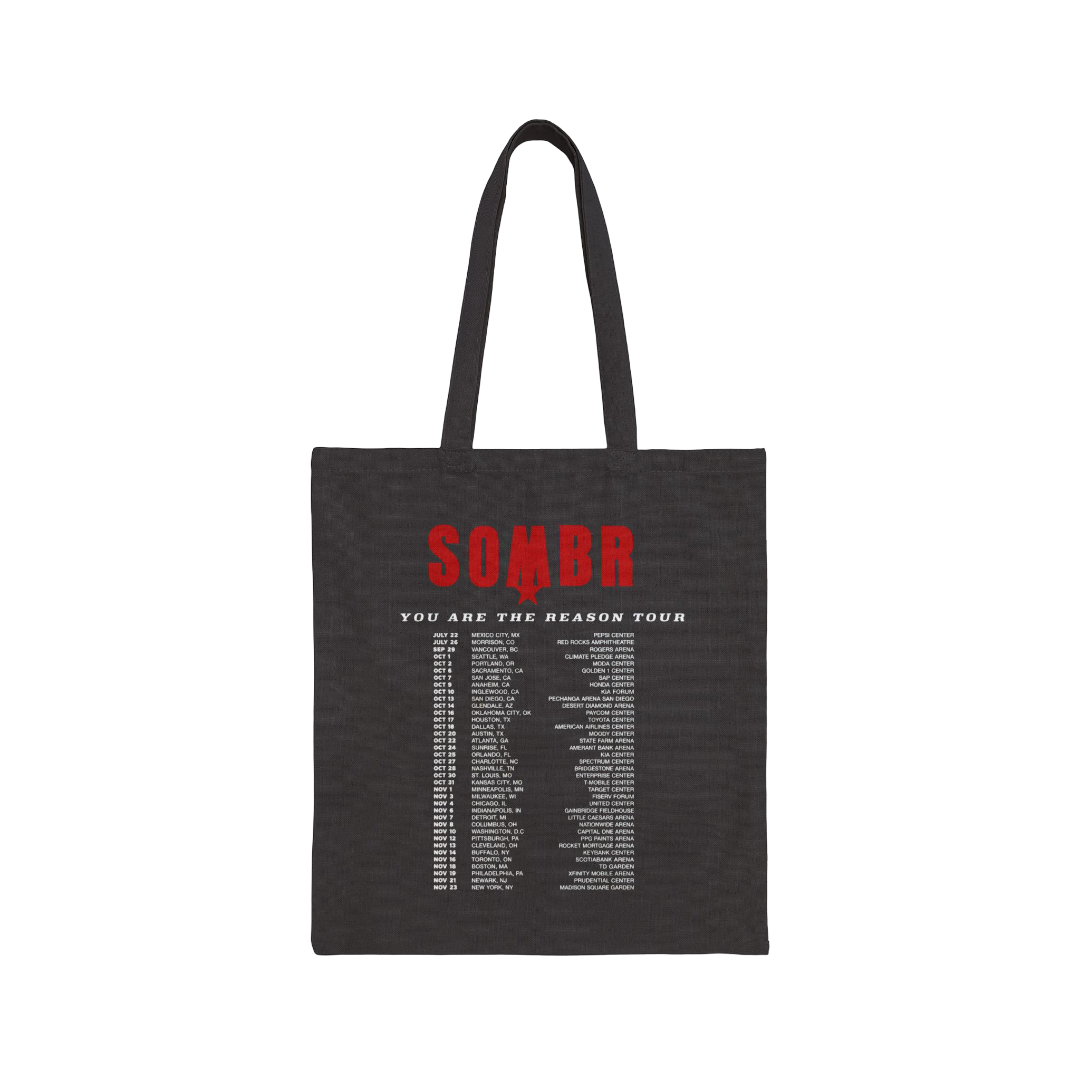 Sombr Tour Merch - You Are The Reason Tour Tote