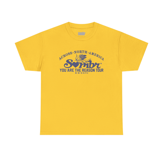 Sombr Tour Merch – Sombr Yellow Tee